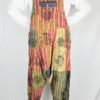 Peto / mono hippie de algodón patchwork hecho a mano