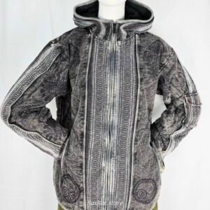 chaqueta con borde Gheri