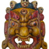 Máscara tradicional de Bhairab (Bhairava / Mahakala) - Amarillo