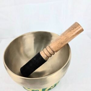 Cuenco cantor antiguo martillado a mano – Cuenco del Himalaya para curación, meditación-Marrón claro