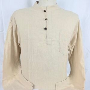 Cotton kurta, long sleeve raw  color