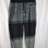 Pantalón Harem Hippie - Multicolor Negro