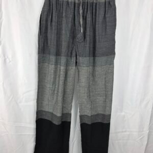 Pantalón Artesanal Étnico en Multicolor Negro