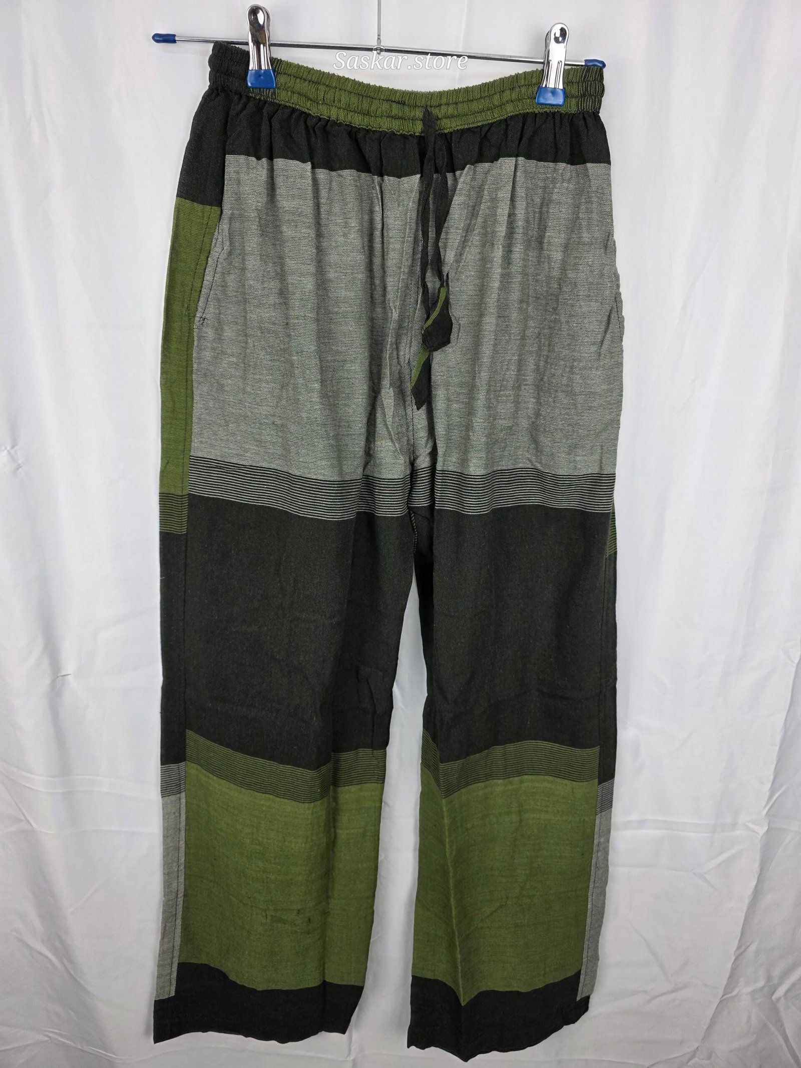 Pantalón Artesanal Étnico en Verde