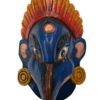 Máscara Artesanal de Madera – Avatar Garuda-Azul