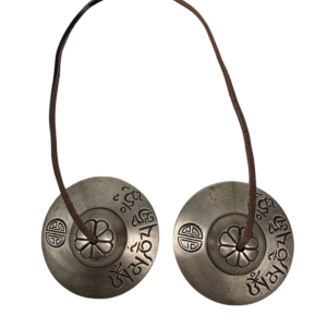Tingsha Tibetanas Artesanales – Címbalos de Meditación y Sanación Sonora Full Moon 8cm