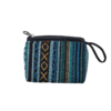 Monedero de Tela Gheri Hecho a Mano - Cartera Étnica de Algodón con Cremallera - Artesanía Tradicional de Nepal