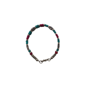 Pulsera Étnica de Cuentas Multicolor