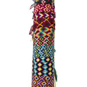 Pulsera de Macramé Ancha Tejida a Mano