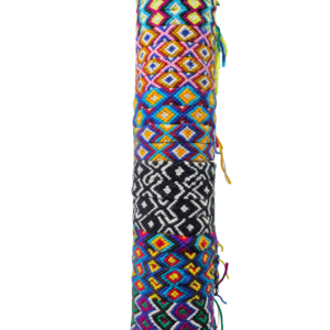 Pulsera de Macramé Ancha Tejida a Mano